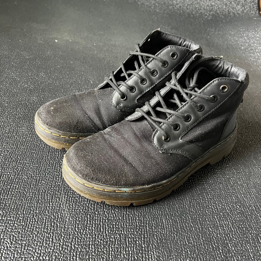 Dr. Martens Bonny Black Extra Tough‎ Nylon Utility Chukka Boots Womens 8 Mens 7